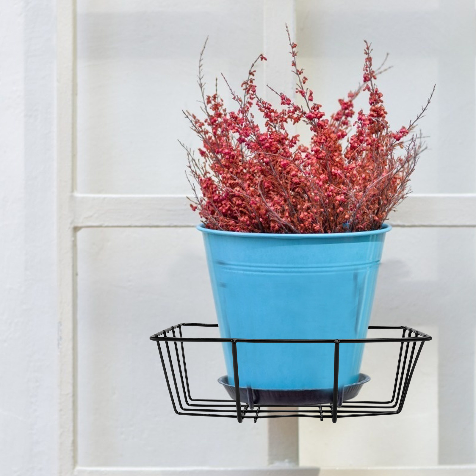 Bonsai Garden Decor - 1Pcs Rustproof Iron Flowerpot Holder Hanging