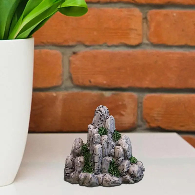 Mini Mountain Miniature Fake S - огляд і ціна Bonsai Rock Garden