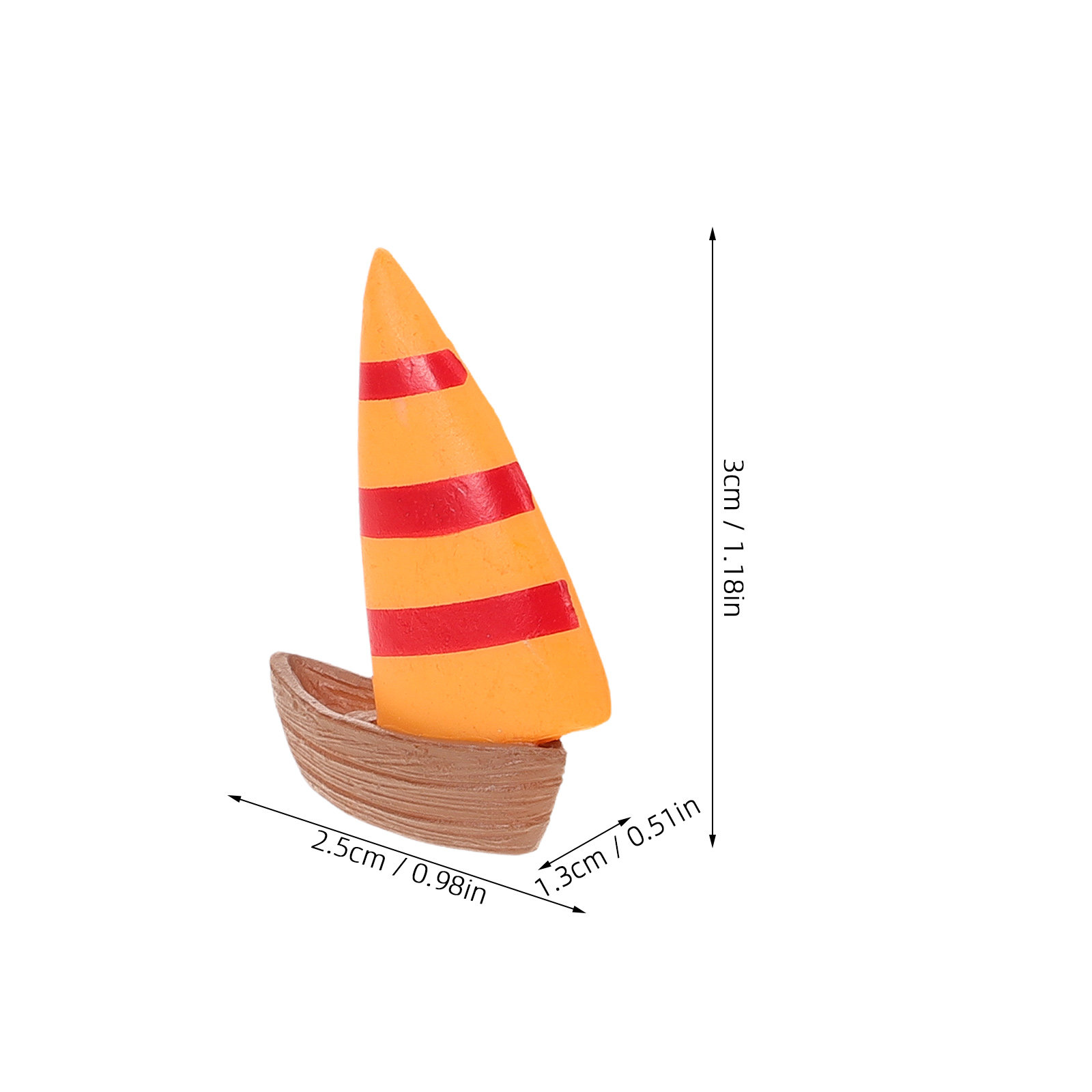 Mini Sailboat Decor Creative M - огляд і ціна Bonsai Garden Decor
