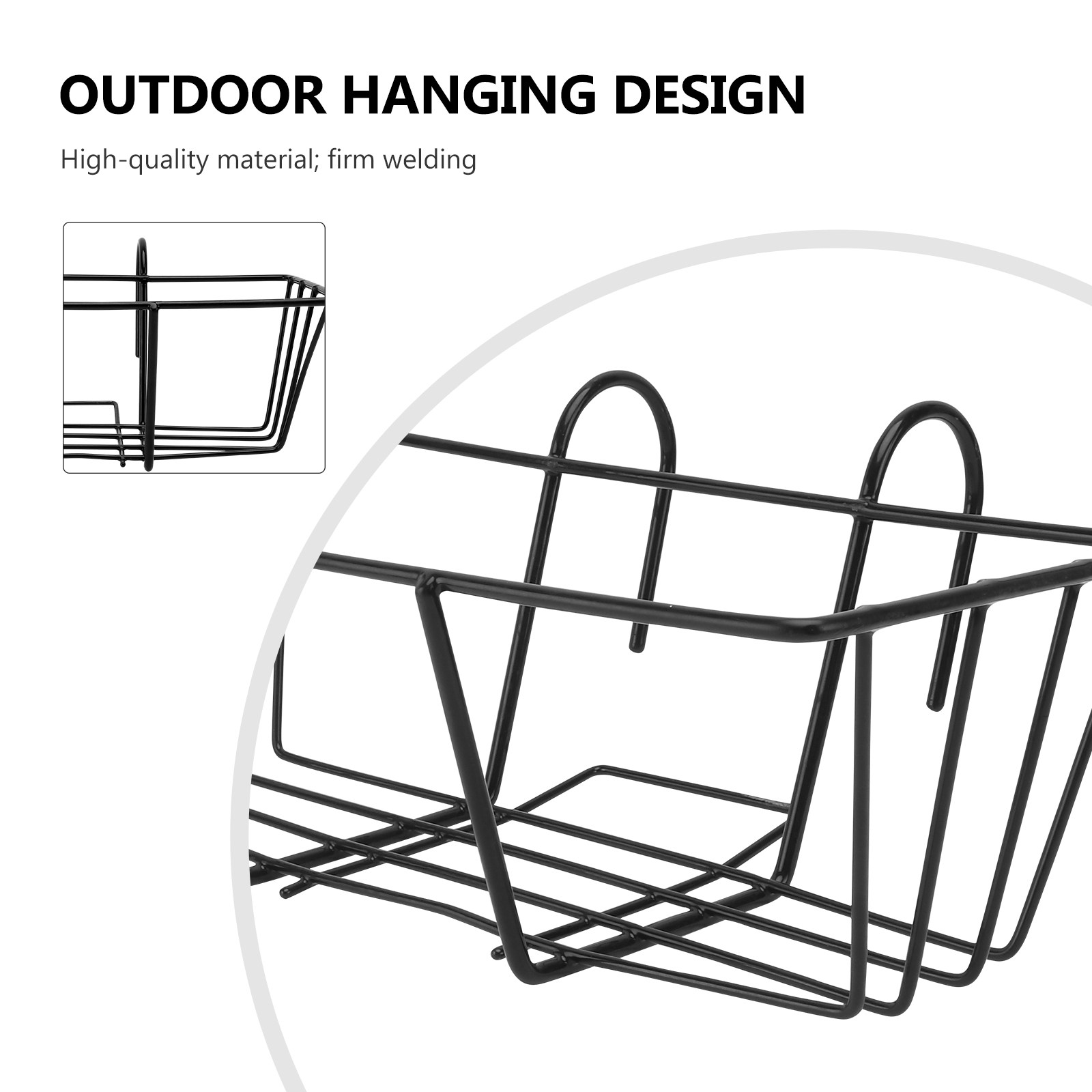 1Pcs Rustproof Iron Flowerpot  - огляд і ціна Bonsai Garden Decor