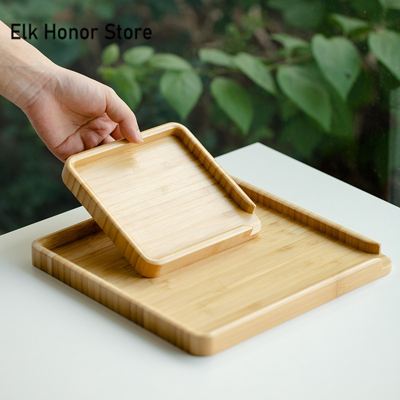 Chinese Bamboo Food Tray Puer  - огляд і ціна Bonsai Garden Home