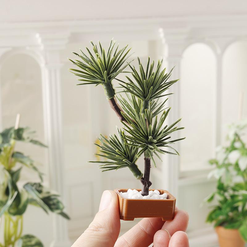 1Pcs 1/12 Dollhouse Simulation - огляд і ціна Bonsai Garden Decor