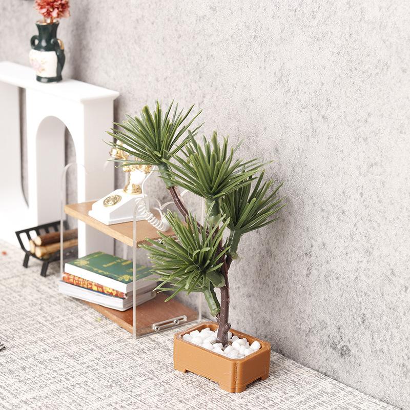 1Pcs 1/12 Dollhouse Simulation - огляд і ціна Bonsai Garden Decor