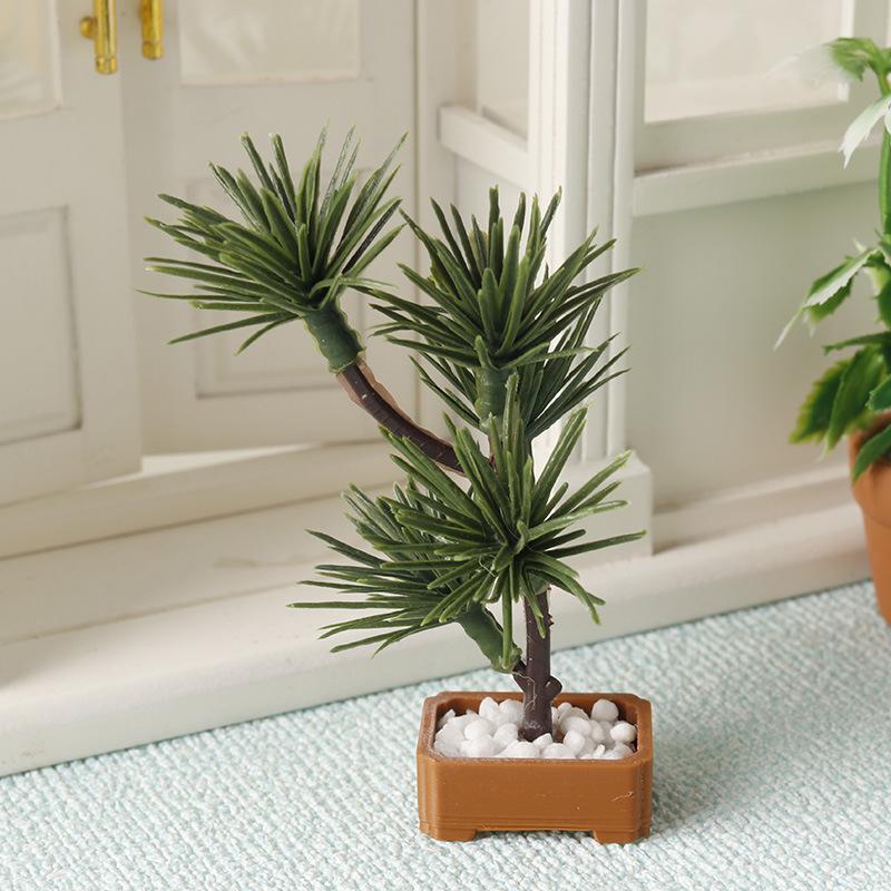 1Pcs 1/12 Dollhouse Simulation - огляд і ціна Bonsai Garden Decor
