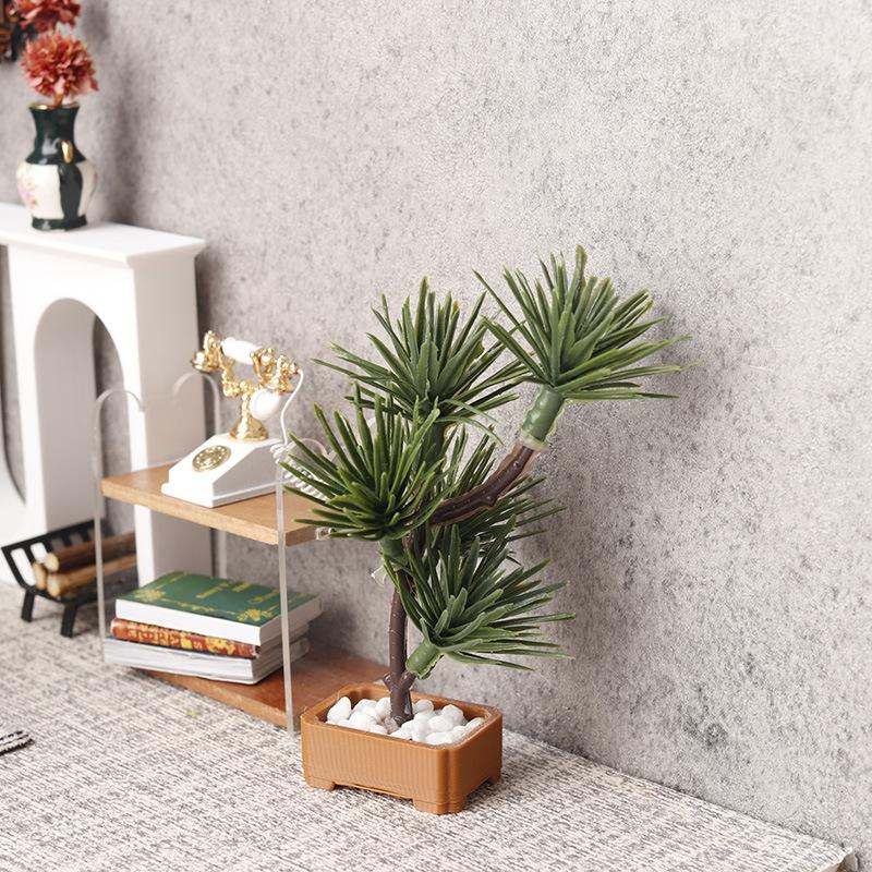1Pcs 1/12 Dollhouse Simulation - огляд і ціна Bonsai Garden Decor