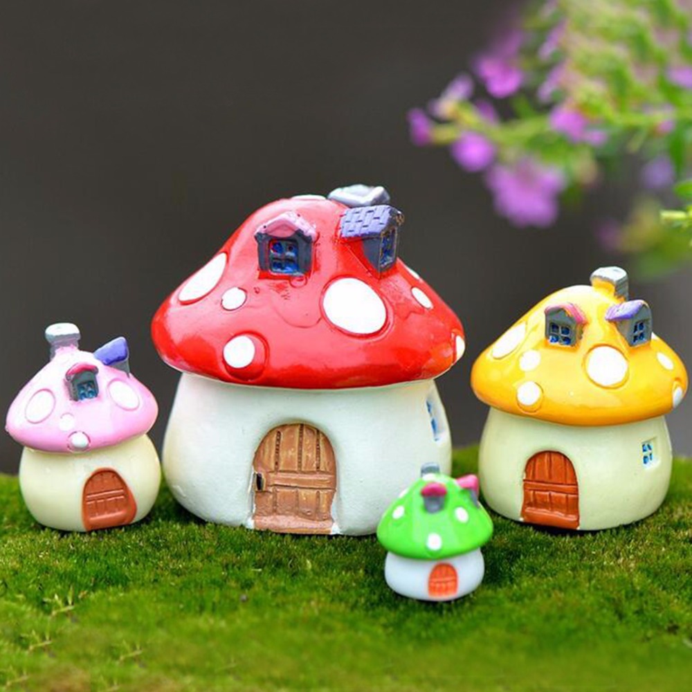 Colorful Garden Mushroom House - огляд і ціна Bonsai Garden World