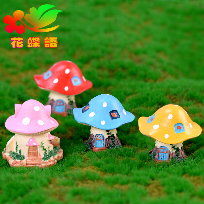 Colorful Garden Mushroom House - огляд і ціна Bonsai Garden World