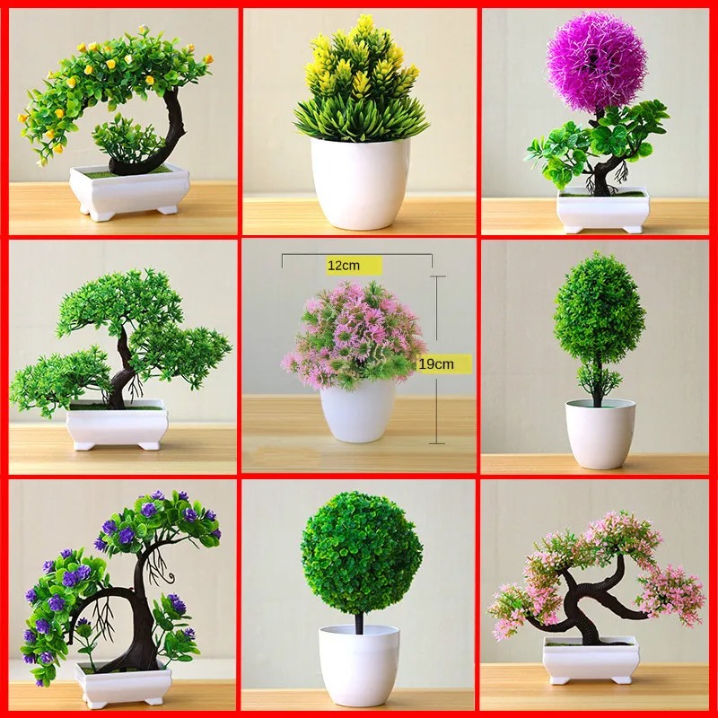Artificial Small Tree Potted P - огляд і ціна Bonsai Garden Home
